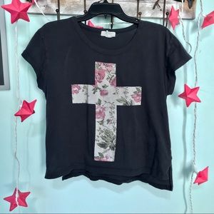 Flower Cross Tee